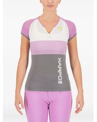 Karpos - Camiseta Deportiva Con Cuello En V Y Paneles - Lyst