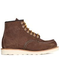 Red Wing - Classic Moc Toe Suede Hiking Boots - Lyst