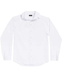 Balenciaga - Chemise en coton à coupe oversize - Lyst