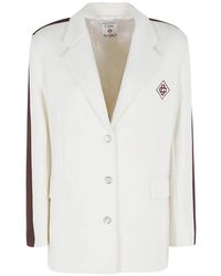 CASABLANCA - Stripe Blazer - Lyst