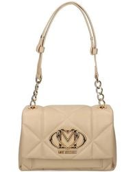 Love Moschino - Quilted Chain-Strap Cross Body Bag - Lyst