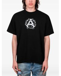 Afield Out - Axis Logo-Print Cotton T-Shirt - Lyst