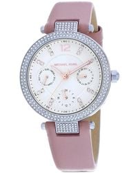 Michael Kors - Montre Parker Mm À Ornements En Cristal - Lyst