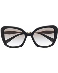 Prada - Oversize Frame Sunglasses - Lyst