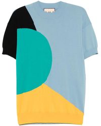 Plan C - Top Met Colourblocking - Lyst