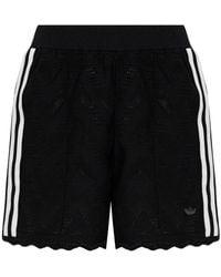 adidas - Firebird Ruimvallende Shorts - Lyst