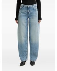 Guess - Logo-Patch Jeans - Lyst