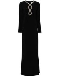 Elie Saab - ビジュートリム マキシドレス - Lyst