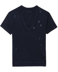 Zadig & Voltaire - Marta Short-Sleeves T-Shirt - Lyst