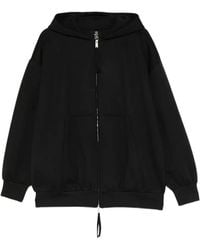 Thom Krom - Neoprene Zip-Up Hoodie - Lyst
