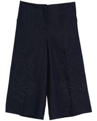 Twinset - Embroidered Trousers - Lyst