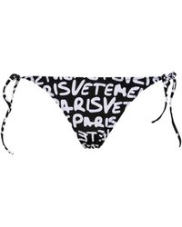 Vetements - Logo-Print Bikini Bottoms - Lyst