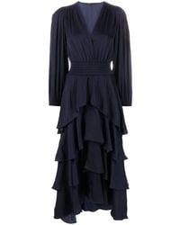 Maje - Ruffled Maxi Dress - Lyst
