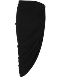 Sportmax - Draped Asymmetric Skirt - Lyst