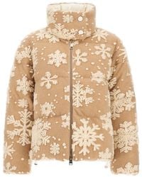 Herno - Veste Matelassée À Motif Flocon De Neige En Jacquard - Lyst