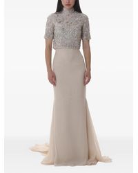 Dina Melwani - Crystal-Embellished Top And Maxi Skirt - Lyst
