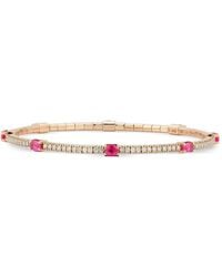 ’ROBERTO DEMEGLIO - Ruby And Diamond Stretch Bracelet - Lyst