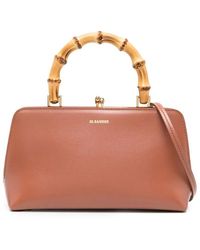 Jil Sander - Goji Square Bamboo Mini Bag - Lyst