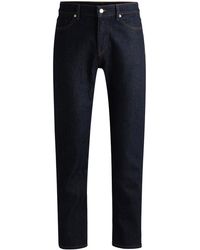 BOSS - Slim-Fit Cotton Jeans - Lyst