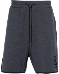 Emporio Armani - Pantalones cortos de chándal con aplique del logo - Lyst