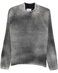 AROVESCIO - Gradient-Effect Long-Sleeve Sweater - Lyst