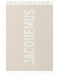 Jacquemus - Schal Mit Logo-Jacquard - Lyst