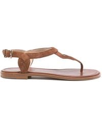 Fratelli Rossetti - Buckle-Strap Flat Sandals - Lyst