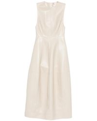 Nanushka - Crew-Neck Midi Dress - Lyst