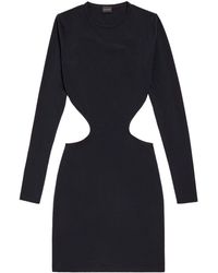 Balenciaga - Cut-Out Long-Sleeved Minidress - Lyst