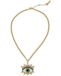 Kurt Geiger - Collier À Pendentif Œil Protecteur Orné De Cristaux - Lyst
