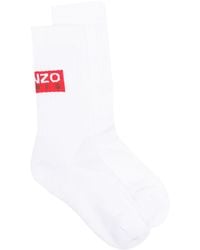 KENZO - Logo-print Socks - Lyst