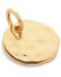 Monica Vinader - 14Kt Recycled Siren Pendant Charm - Lyst