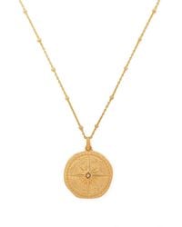 Dower & Hall - True North-Plated Necklace - Lyst
