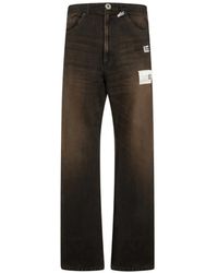 Maison Mihara Yasuhiro - Folded Denim Pants - Lyst