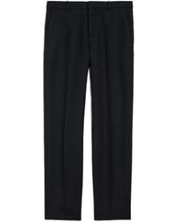 Balenciaga - Pressed-Crease Tailored Trousers - Lyst