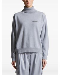 Peserico - Zip-Pocket Turtleneck Sweater - Lyst