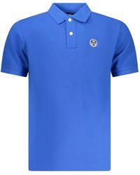 North Sails - Logo-Patch Piqué Polo Shirt - Lyst