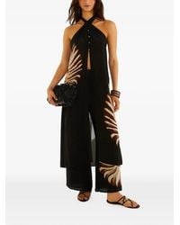 FARM Rio - Ammonite Halter Neck Open Front Midi Tunic - Lyst