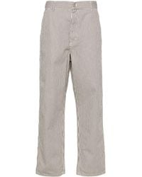 Carhartt - Haywood Striped-pattern Cotton Trousers - Lyst