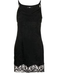Versace - Mini-jurk Met Barocco-print - Lyst