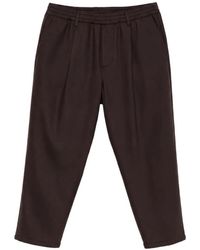 Eleventy - Pleated Elasticated-Waistband Trousers - Lyst