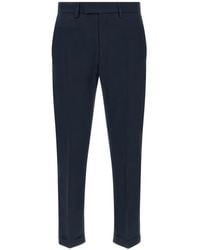 Department 5 - Logo-Patch Pleated Trousers - Lyst
