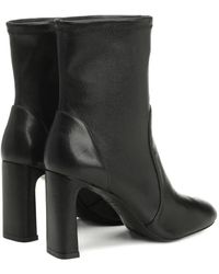 ★関税込み★【Stuart Weitzman】Avenue 85 レザー ロングブーツ Stuart Weitzman Ave 85 City Block Ankle Boots Bootie size