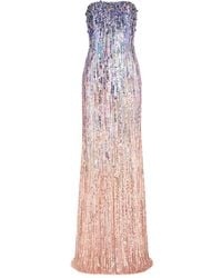 Jenny Packham - Honesty Maxikleid Mit Pailletten - Lyst