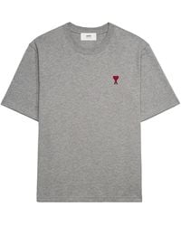 Ami Paris - T-shirt Met Logo - Lyst
