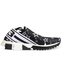 Dolce & Gabbana - Sorrento Star-Print Sneakers - Lyst