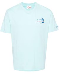 Mc2 Saint Barth - Gin Vita-embroidered Cotton T-shirt - Lyst