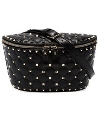 Valentino Garavani Rockstud Spike Belt Bag - Black