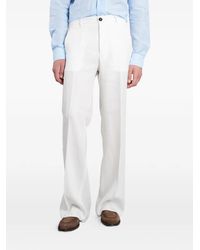 Tagliatore - Pressed-Crease Tailored Trousers - Lyst