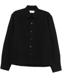 Studio Nicholson - Long-Sleeve Button-Up Overshirt - Lyst